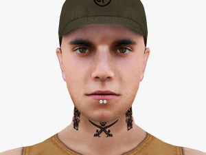 man 50 -with 250 animations 3D Model