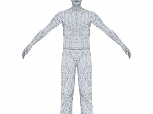 man 50 -with 250 animations 3D Model
