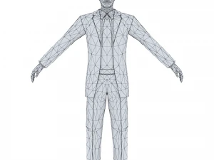 man 51 -with 250 animations 3D Model