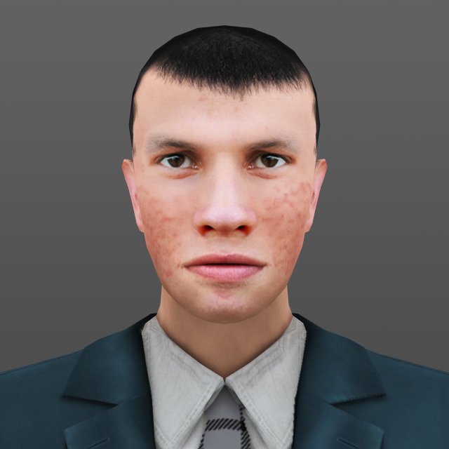 man 52 -with 250 animations 3D Model .c4d .max .obj .3ds .fbx .stl .blend 