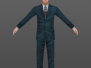 man 52 -with 250 animations 3D Model
