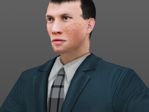 man 52 -with 250 animations 3D Model