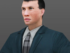 man 52 -with 250 animations 3D Model