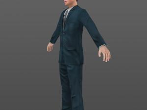 man 52 -with 250 animations 3D Model