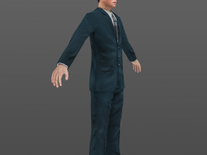 man 52 -with 250 animations 3D Model