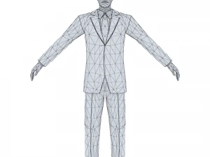 man 53 -with 250 animations 3D Model