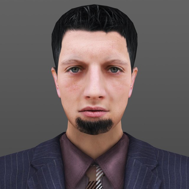 man 54 -with 250 animations 3D Model .c4d .max .obj .3ds .fbx .stl .blend 