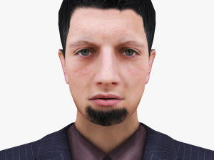 man 54 -with 250 animations 3D Model