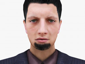 man 54 -with 250 animations 3D Model