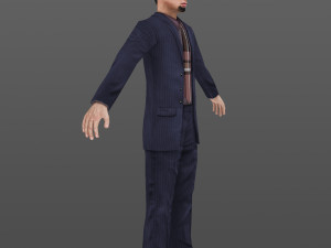 man 54 -with 250 animations 3D Model