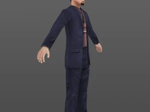 man 54 -with 250 animations 3D Model