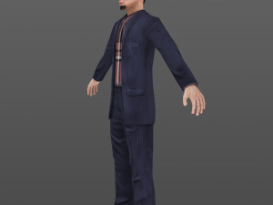 man 54 -with 250 animations 3D Model