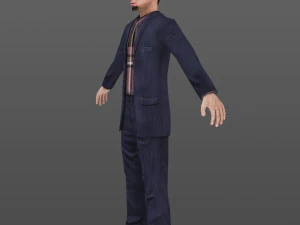 man 54 -with 250 animations 3D Model