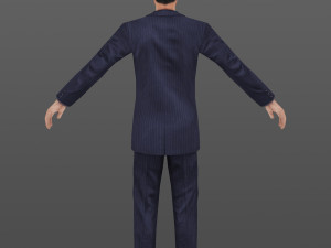 man 54 -with 250 animations 3D Model