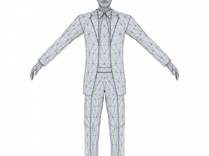 man 54 -with 250 animations 3D Model