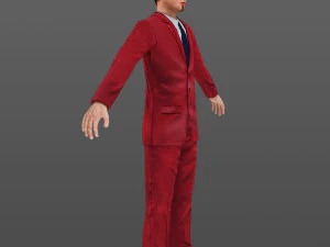 man 55 -with 250 animations 3D Model