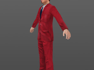 man 55 -with 250 animations 3D मॉडल