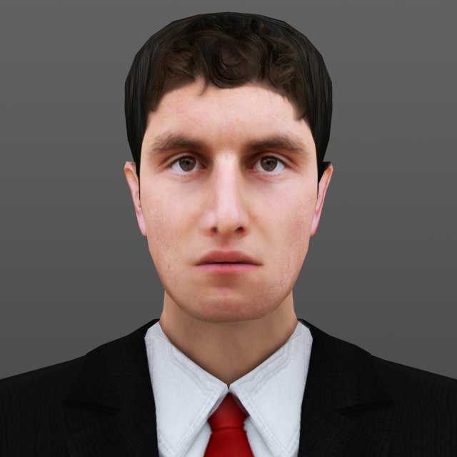 man 57 -with 250 animations Model 3D .c4d .max .obj .3ds .fbx .stl .blend 