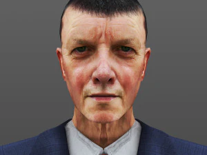 Mann 58 &ndash; mit 250 Animationen 3D Modell