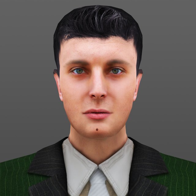 man 59 -with 250 animations Model 3D .c4d .max .obj .3ds .fbx .stl .blend 