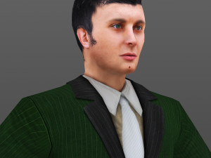 man 59 -with 250 animations Model 3D
