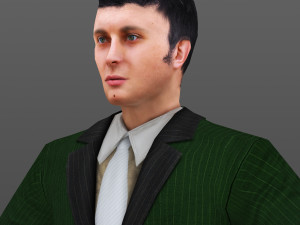 man 59 -with 250 animations Model 3D