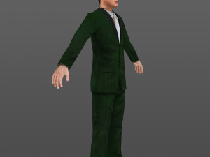 man 59 -with 250 animations Model 3D