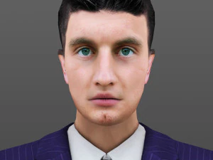 Mann 60 &ndash; mit 250 Animationen 3D Modell