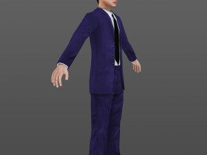 man 60 -with 250 animations 3D Модель