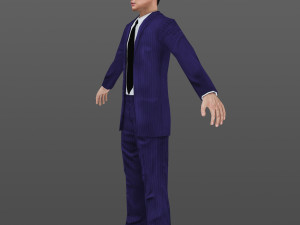man 60 -with 250 animations 3D Модель