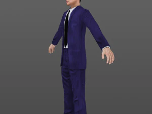 man 60 -with 250 animations 3D Model