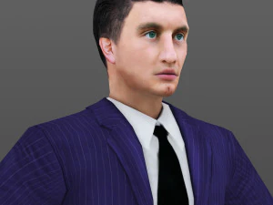 man 60 -with 250 animations 3D Model