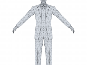 man 60 -with 250 animations 3D Модель