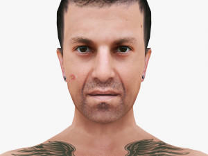 man 62 -with 250 animations 3Dモデル