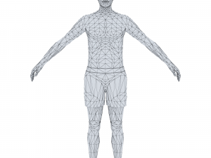 man 62 -with 250 animations 3Dモデル