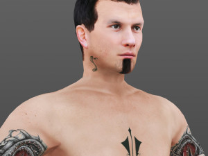 man 63 -with 250 animations 3D Model