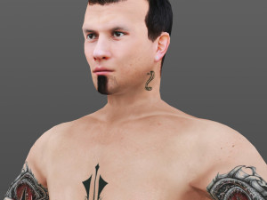 man 63 -with 250 animations 3D Model