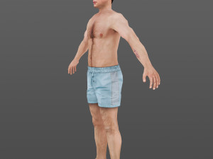 man 64 -with 250 animations 3D Модель