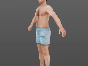 man 64 -with 250 animations 3D Model