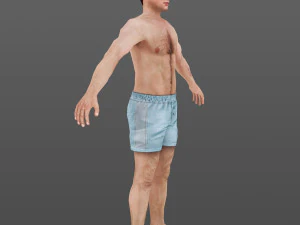 man 64 -with 250 animations 3D Model