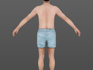 man 64 -with 250 animations 3D Модель