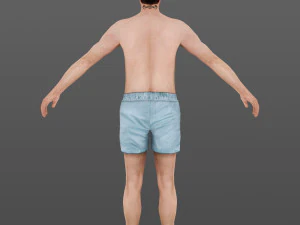 man 64 -with 250 animations 3D Model