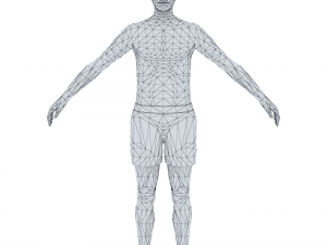 man 64 -with 250 animations 3D Модель