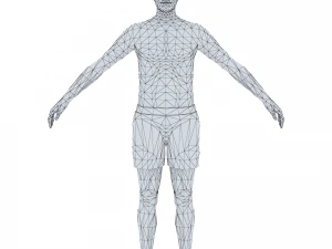 man 64 -with 250 animations 3D Model