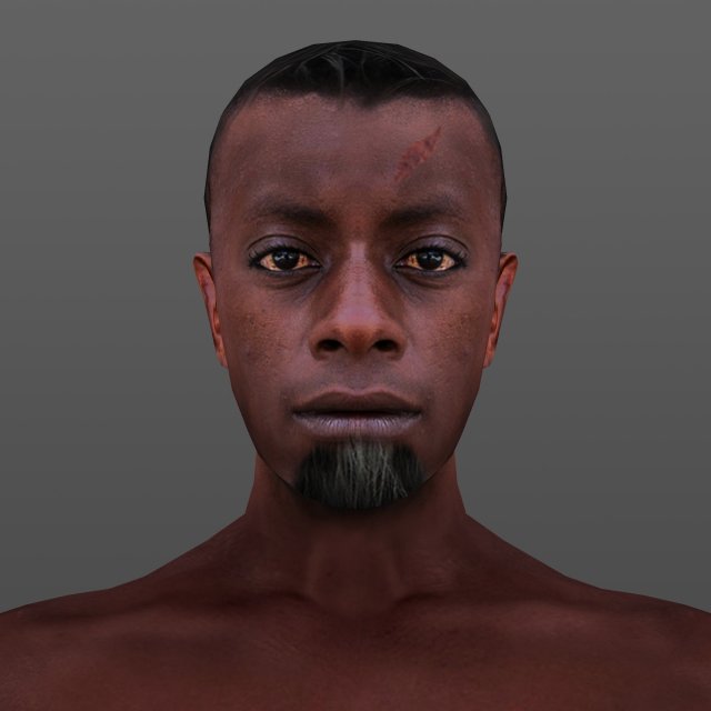 Male Face Sculpt Grátis Modelo de Impressão 3D in homem 3DExport