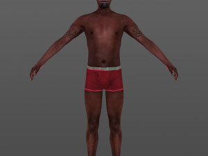 man 65 -with 250 animations 3D Модель