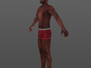 man 65 -with 250 animations 3D Модель