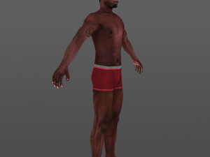 man 65 -with 250 animations 3D Модель