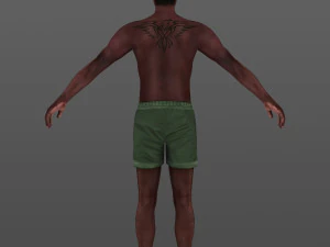 man 66 -with 250 animations 3D Model