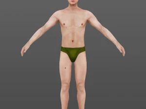 man 68 -with 250 animations 3D Model